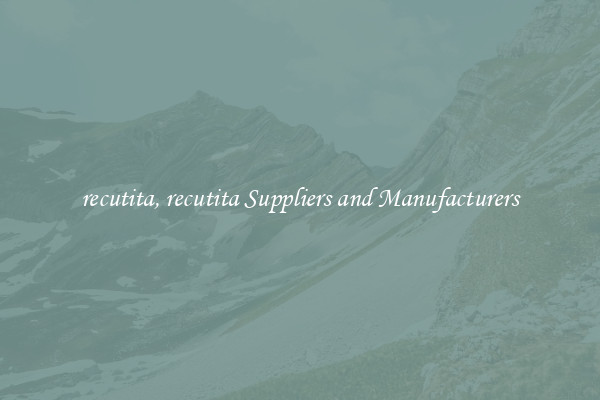 recutita, recutita Suppliers and Manufacturers