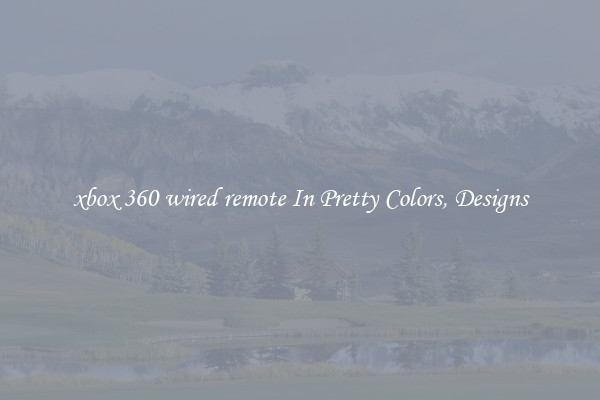 xbox 360 wired remote In Pretty Colors, Designs