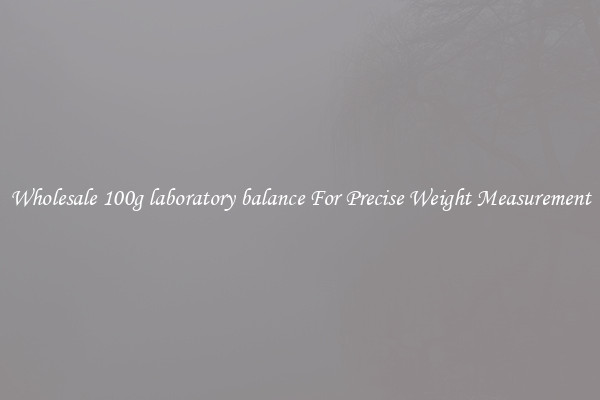 Wholesale 100g laboratory balance For Precise Weight Measurement