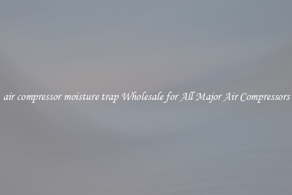 air compressor moisture trap Wholesale for All Major Air Compressors